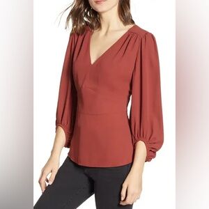 Nordstrom Chelsea 28 Balloon Sleeve Top - L